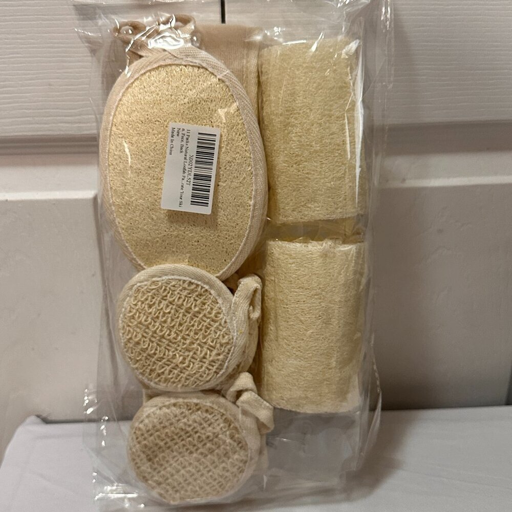 Natural Shower Loofah 11Packs — NWT